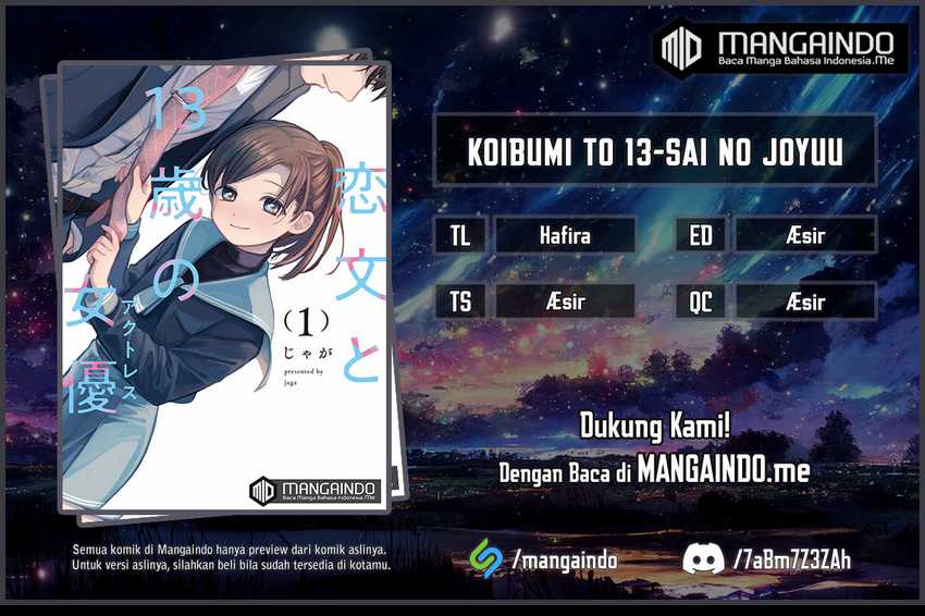 Koibumi to 13-sai no Joyuu Chapter 1 - halaman 1