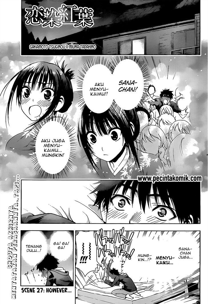 Koisome Momiji Chapter 27 - halaman 2