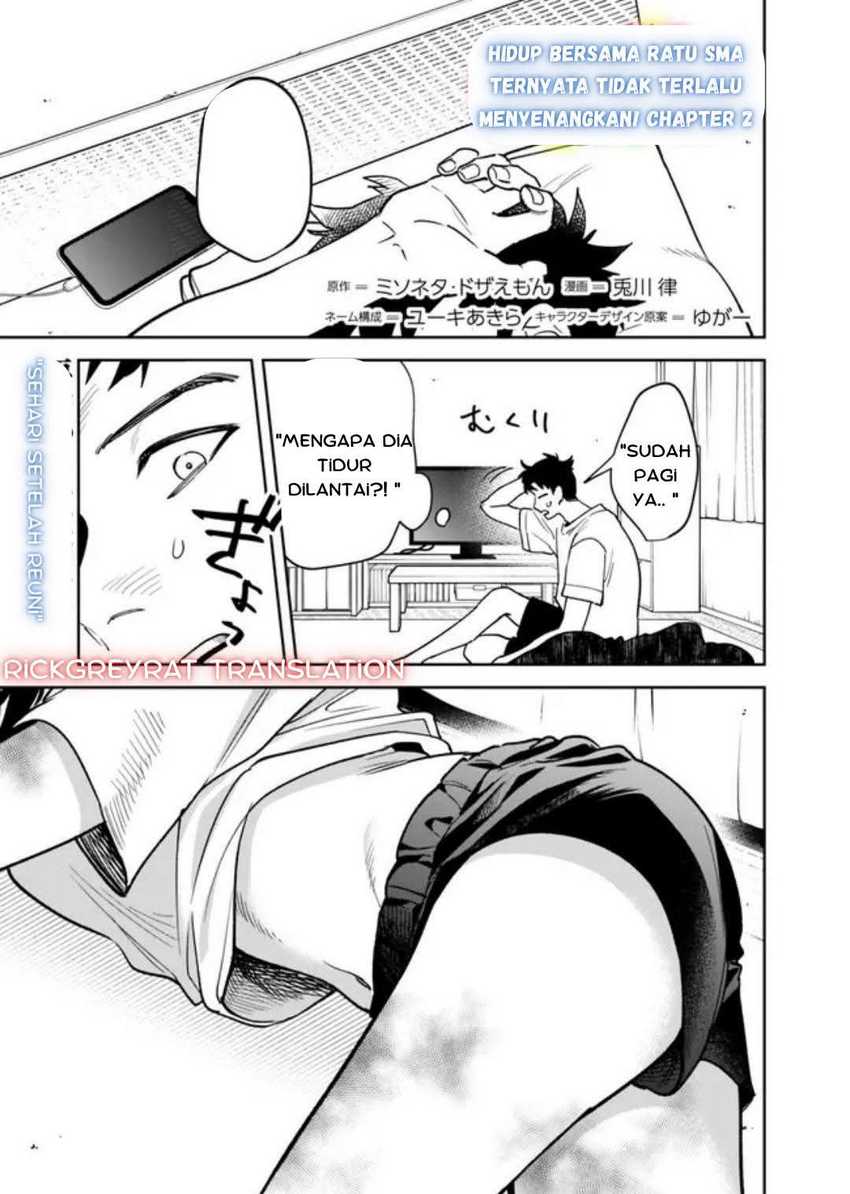 Koko Jidai ni Gomandatta Jou sama to no Dousei Seikatsu wa Igaito Igokochi ga Warukunai Chapter 2 - halaman 4
