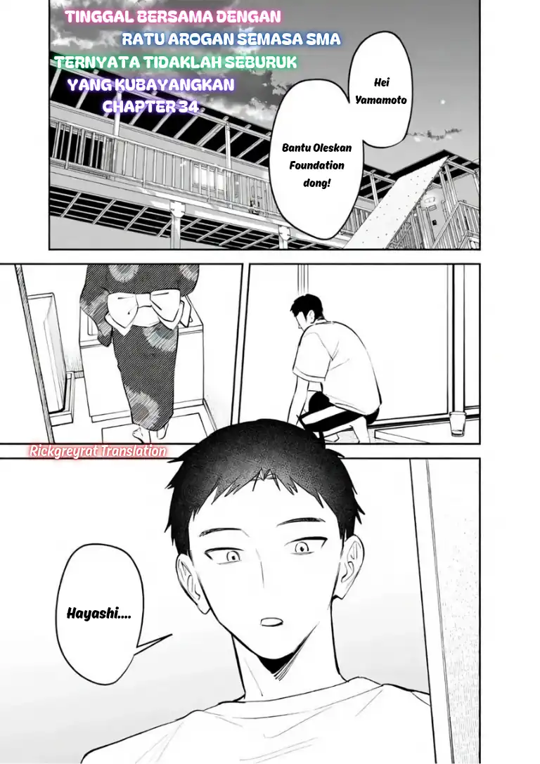 Koko Jidai ni Gomandatta Jou sama to no Dousei Seikatsu wa Igaito Igokochi ga Warukunai Chapter 34 - halaman 2