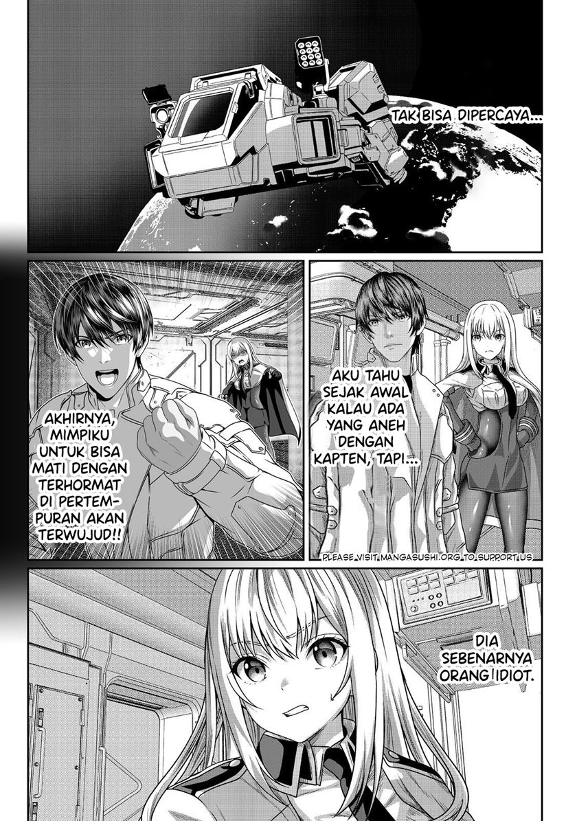 “Koko wa Makasete Sakini Ike!” wo shitai Shinitagari no Nozomanu Uchuu Gekokujou Chapter 4 - halaman 2