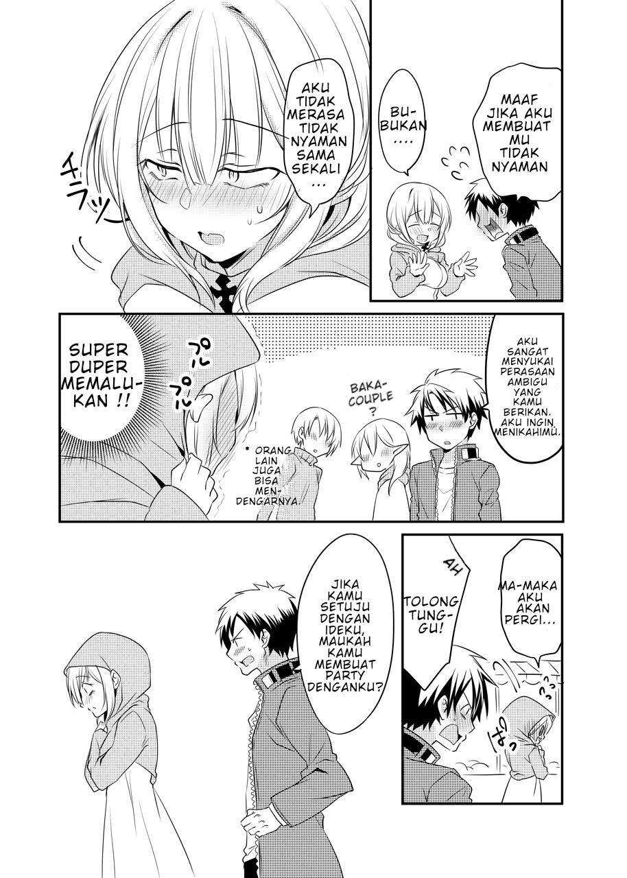 Kokoro ga Yomareru Kenshi-san to Shiro Madoushi-san no Hanashi Chapter 1 - halaman 4