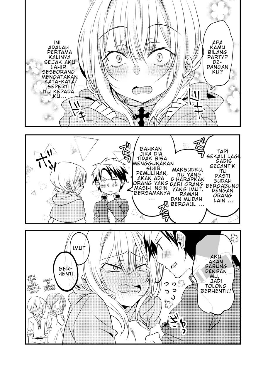 Kokoro ga Yomareru Kenshi-san to Shiro Madoushi-san no Hanashi Chapter 1 - halaman 5