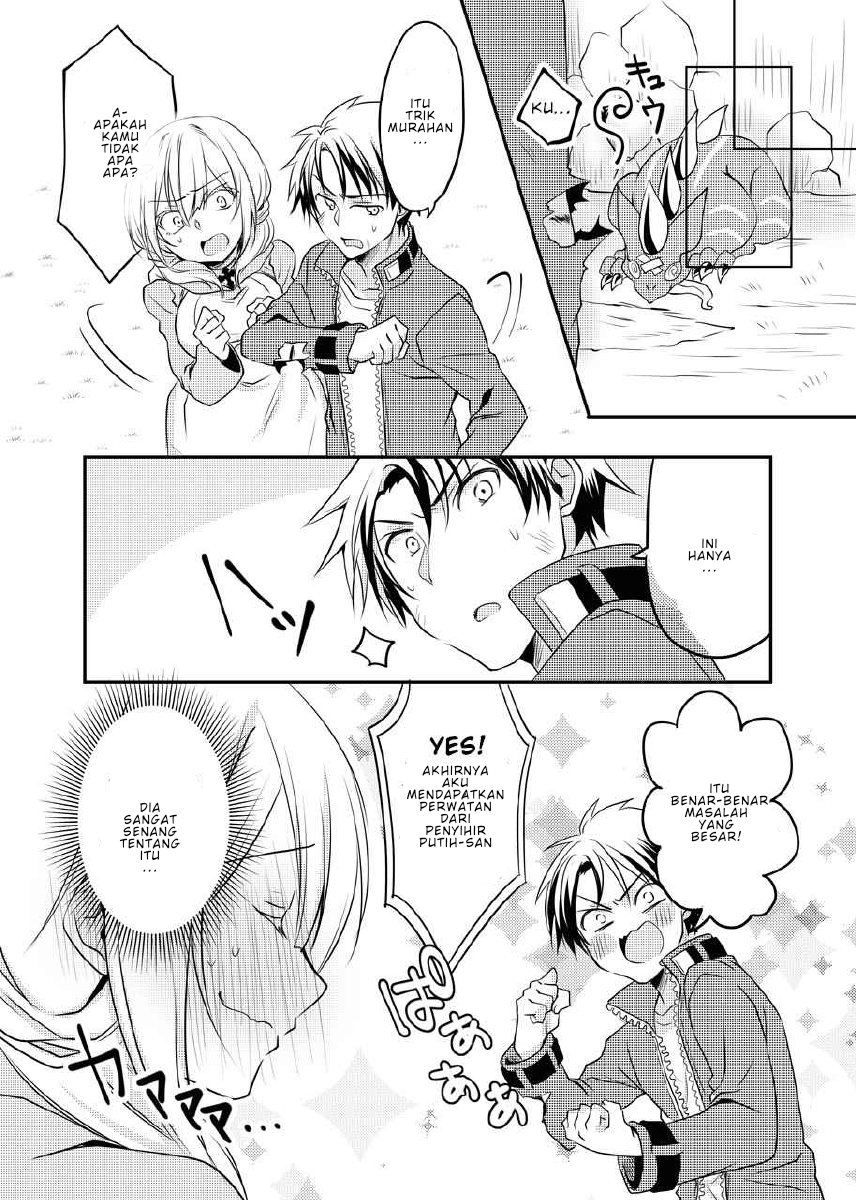 Kokoro ga Yomareru Kenshi-san to Shiro Madoushi-san no Hanashi Chapter 2 - halaman 3
