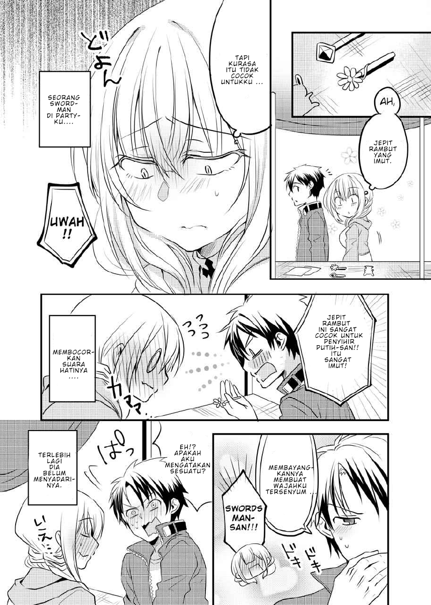 Kokoro ga Yomareru Kenshi-san to Shiro Madoushi-san no Hanashi Chapter 3 - halaman 2