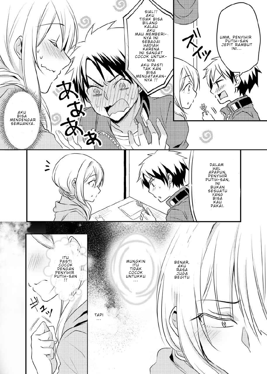 Kokoro ga Yomareru Kenshi-san to Shiro Madoushi-san no Hanashi Chapter 3 - halaman 3