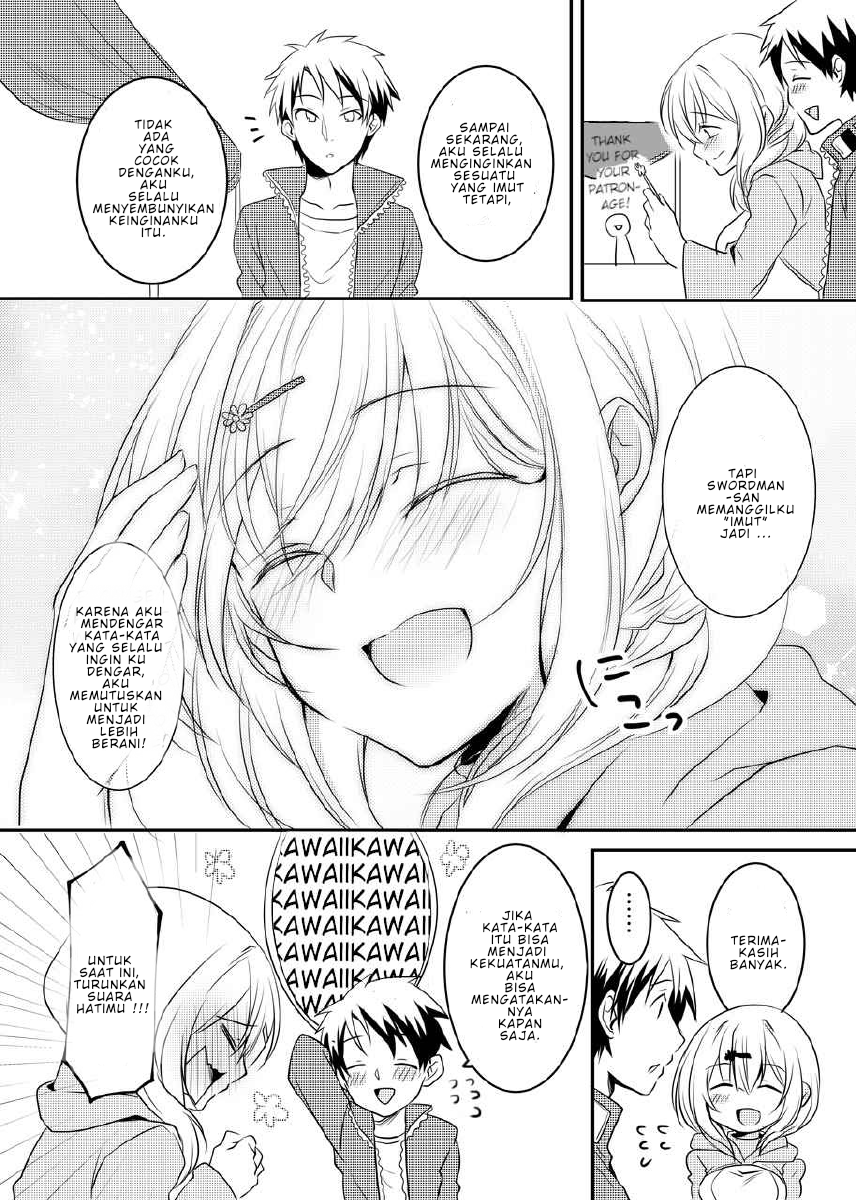 Kokoro ga Yomareru Kenshi-san to Shiro Madoushi-san no Hanashi Chapter 3 - halaman 5