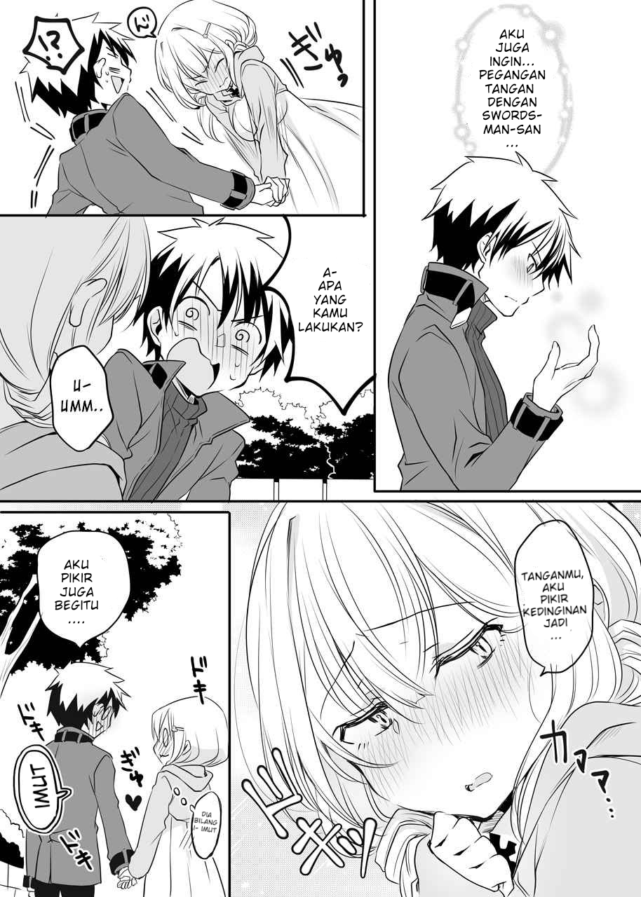 Kokoro ga Yomareru Kenshi-san to Shiro Madoushi-san no Hanashi Chapter 4.5 - halaman 3