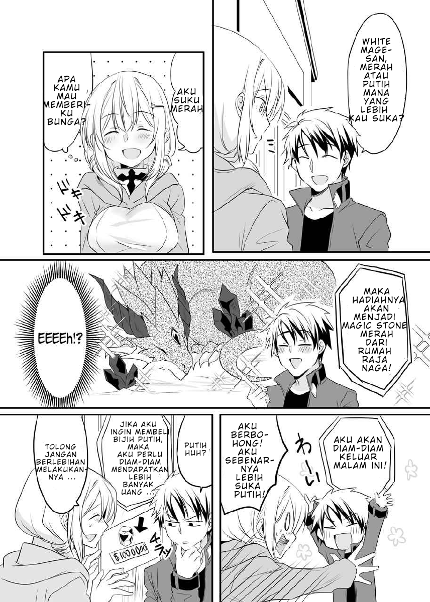 Kokoro ga Yomareru Kenshi-san to Shiro Madoushi-san no Hanashi Chapter 4 - halaman 3