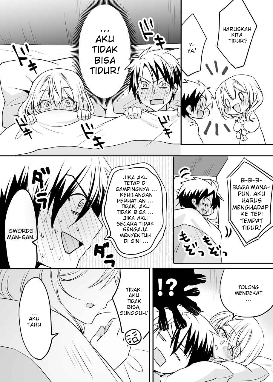 Kokoro ga Yomareru Kenshi-san to Shiro Madoushi-san no Hanashi Chapter 6 - halaman 4