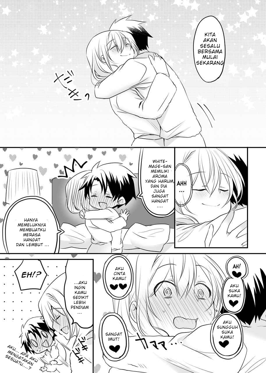 Kokoro ga Yomareru Kenshi-san to Shiro Madoushi-san no Hanashi Chapter 6 - halaman 8