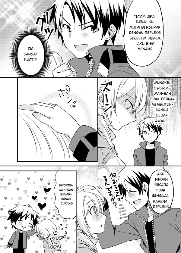 Kokoro ga Yomareru Kenshi-san to Shiro Madoushi-san no Hanashi Chapter 7 - halaman 3