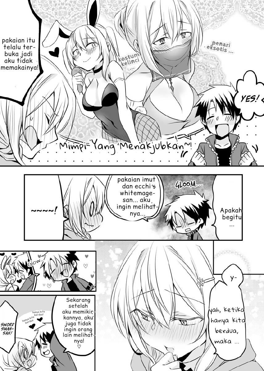 Kokoro ga Yomareru Kenshi-san to Shiro Madoushi-san no Hanashi Chapter 8 - halaman 4