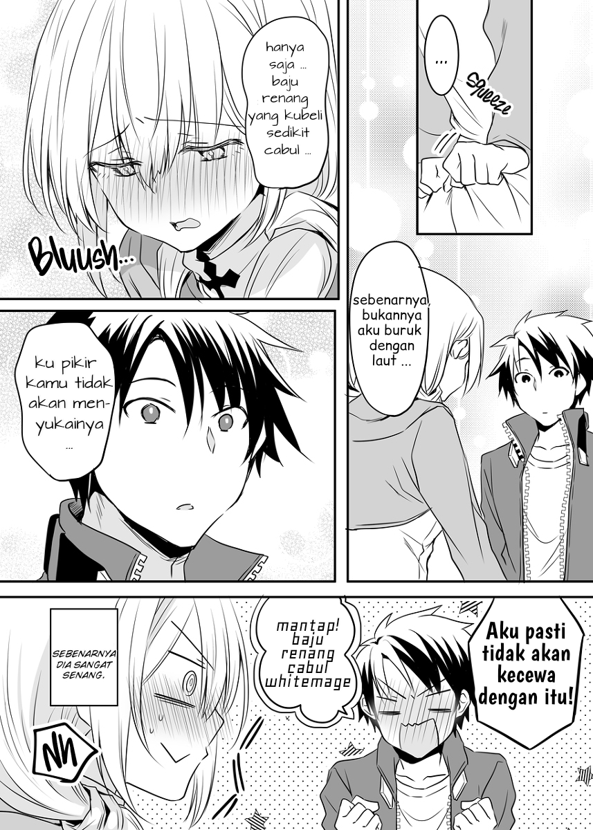 Kokoro ga Yomareru Kenshi-san to Shiro Madoushi-san no Hanashi Chapter 9 - halaman 5