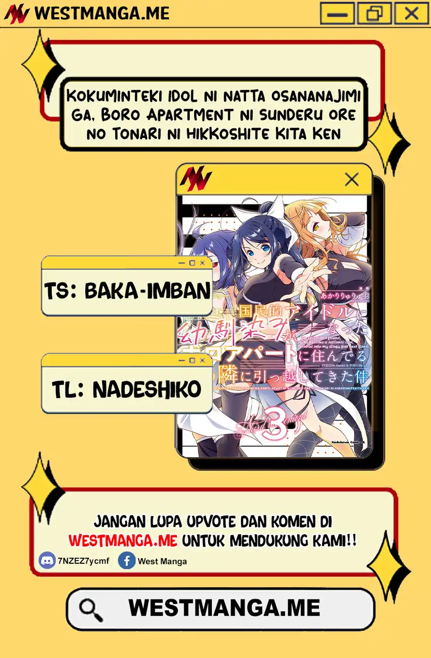 Kokuminteki Idol ni Natta Osananajimi ga, Boro Apartment ni Sunderu Ore no Tonari ni Hikkoshite Kita Ken Chapter 8 - halaman 2