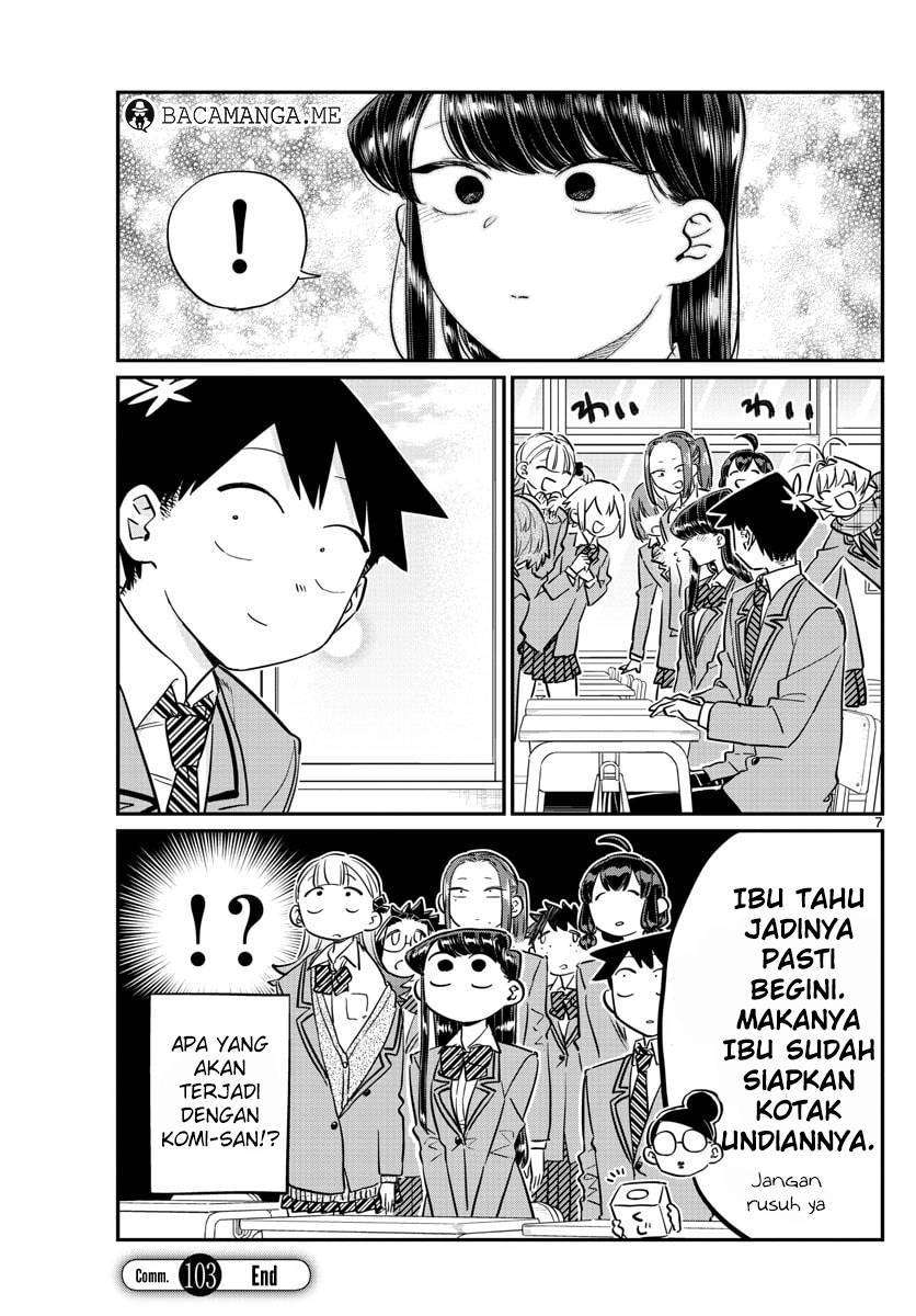 Komi-san wa Komyushou Desu Chapter 103.2 - halaman 8