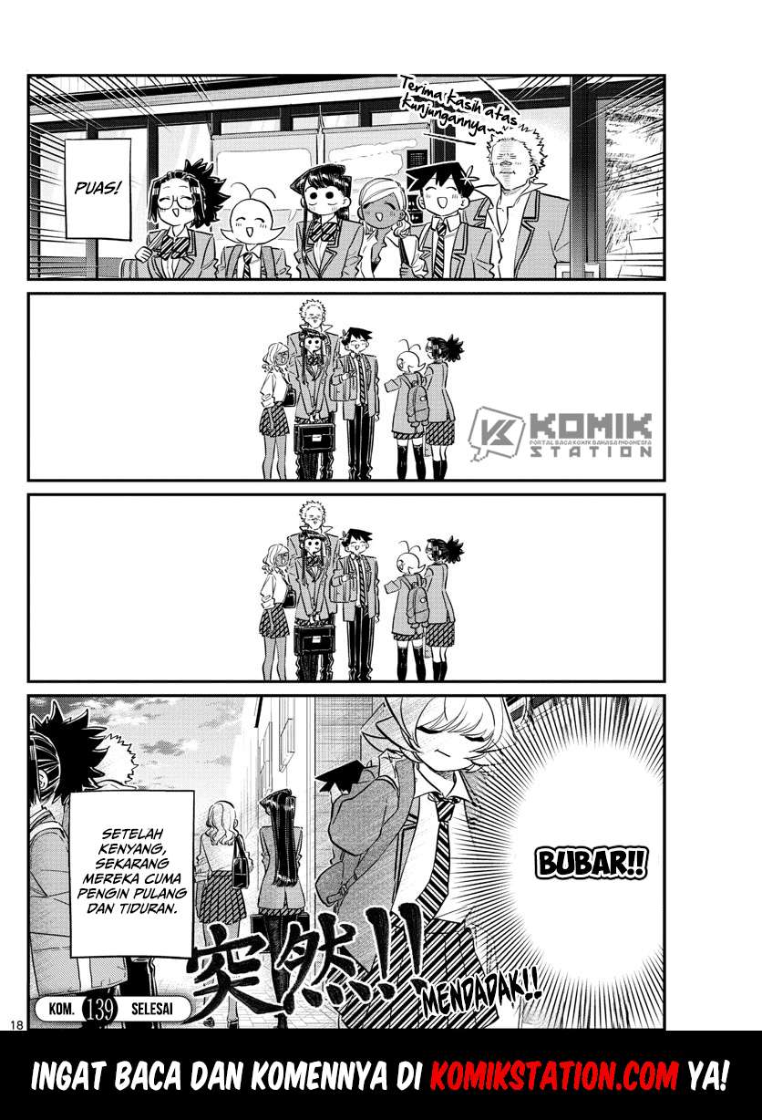Komi-san wa Komyushou Desu Chapter 139 - halaman 20