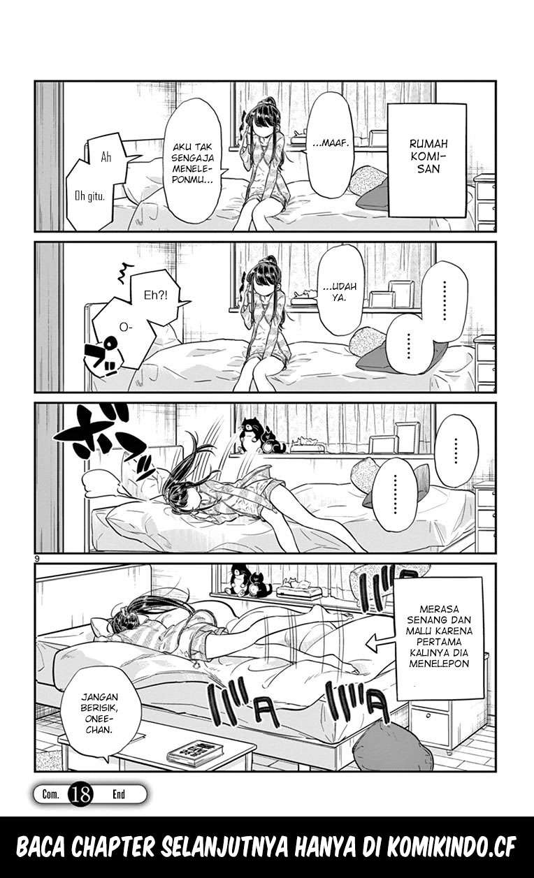 Komi-san wa Komyushou Desu Chapter 18 - halaman 9