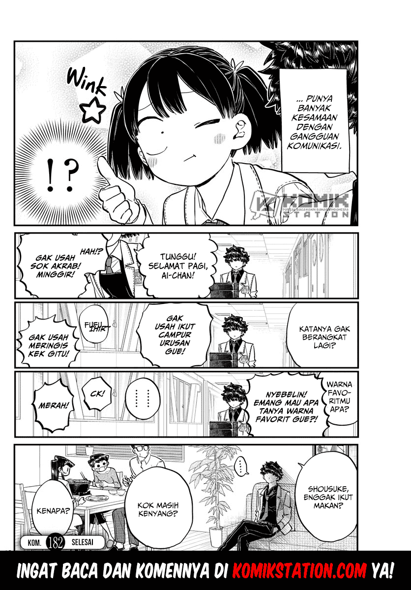Komi-san wa Komyushou Desu Chapter 182 - halaman 20