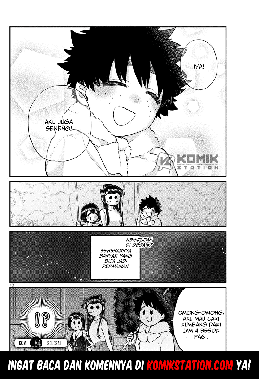 Komi-san wa Komyushou Desu Chapter 184 - halaman 20