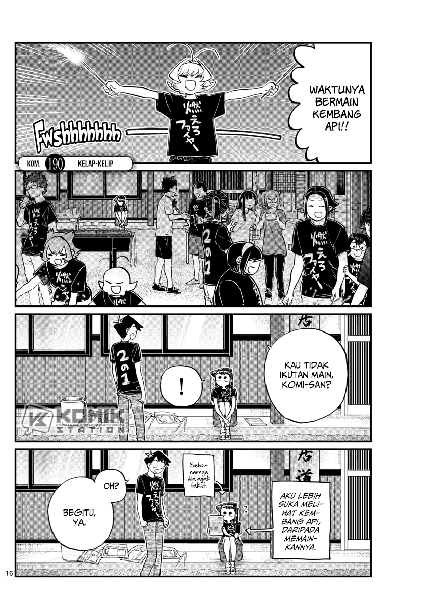 Komi-san wa Komyushou Desu Chapter 190 - halaman 2