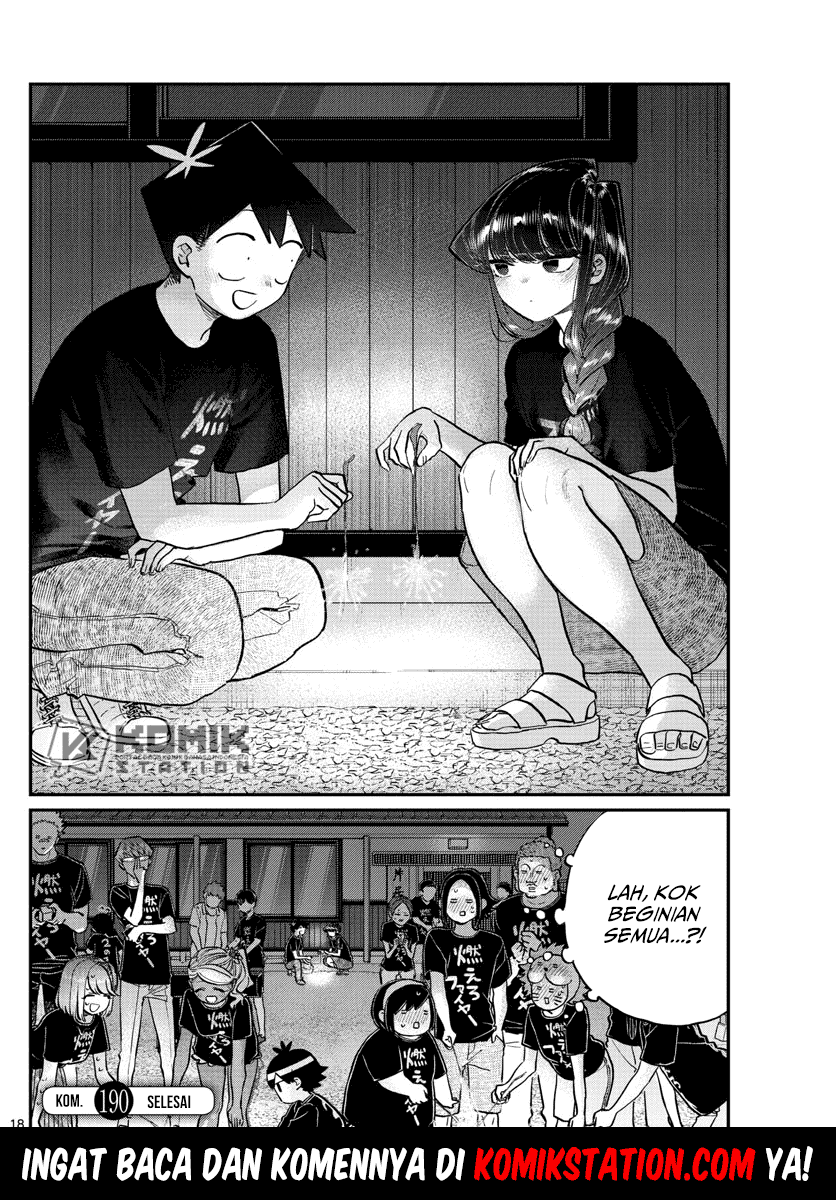 Komi-san wa Komyushou Desu Chapter 190 - halaman 4