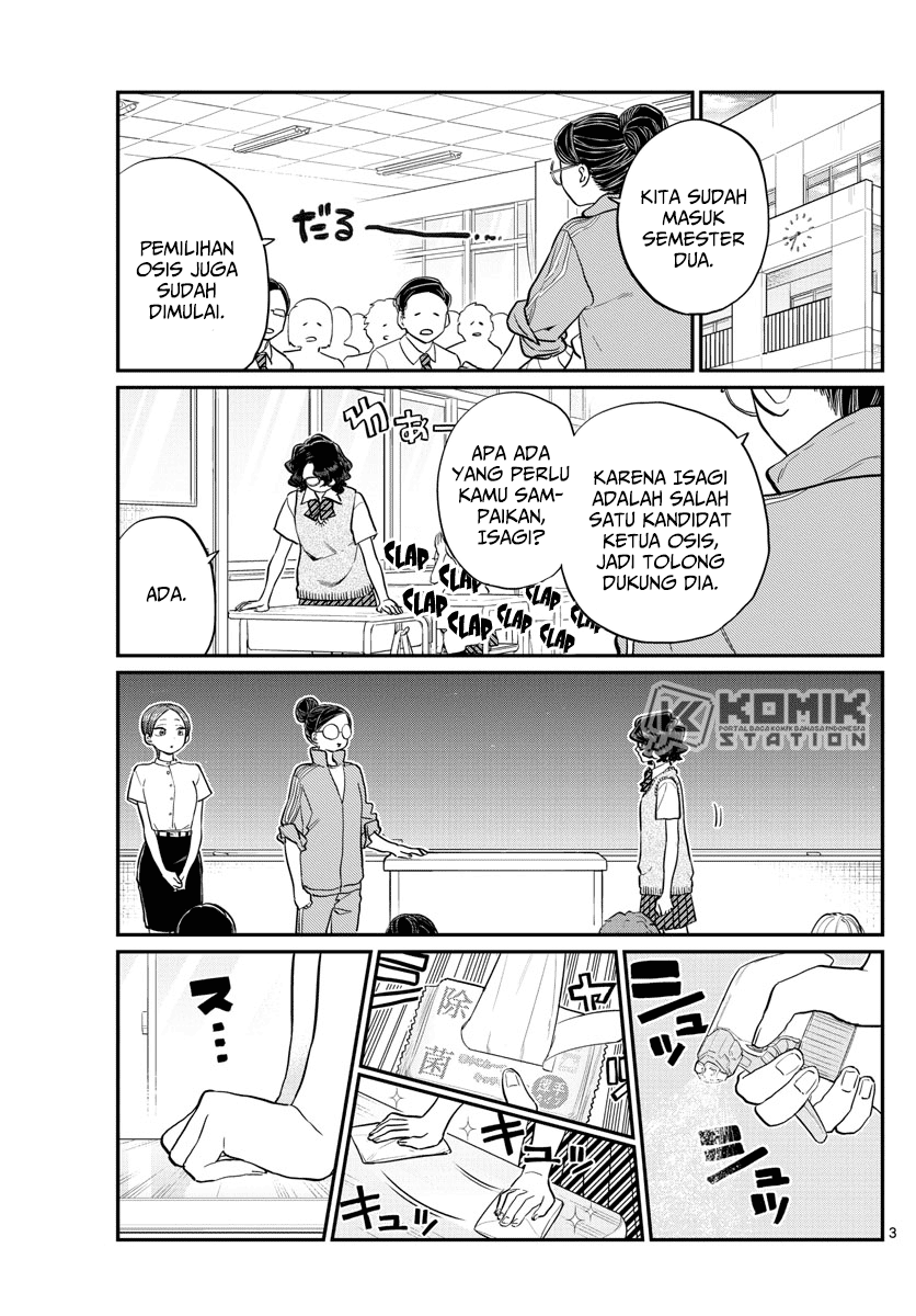 Komi-san wa Komyushou Desu Chapter 196.1 - halaman 5