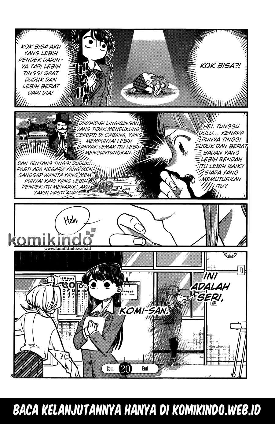 Komi-san wa Komyushou Desu Chapter 20 - halaman 8