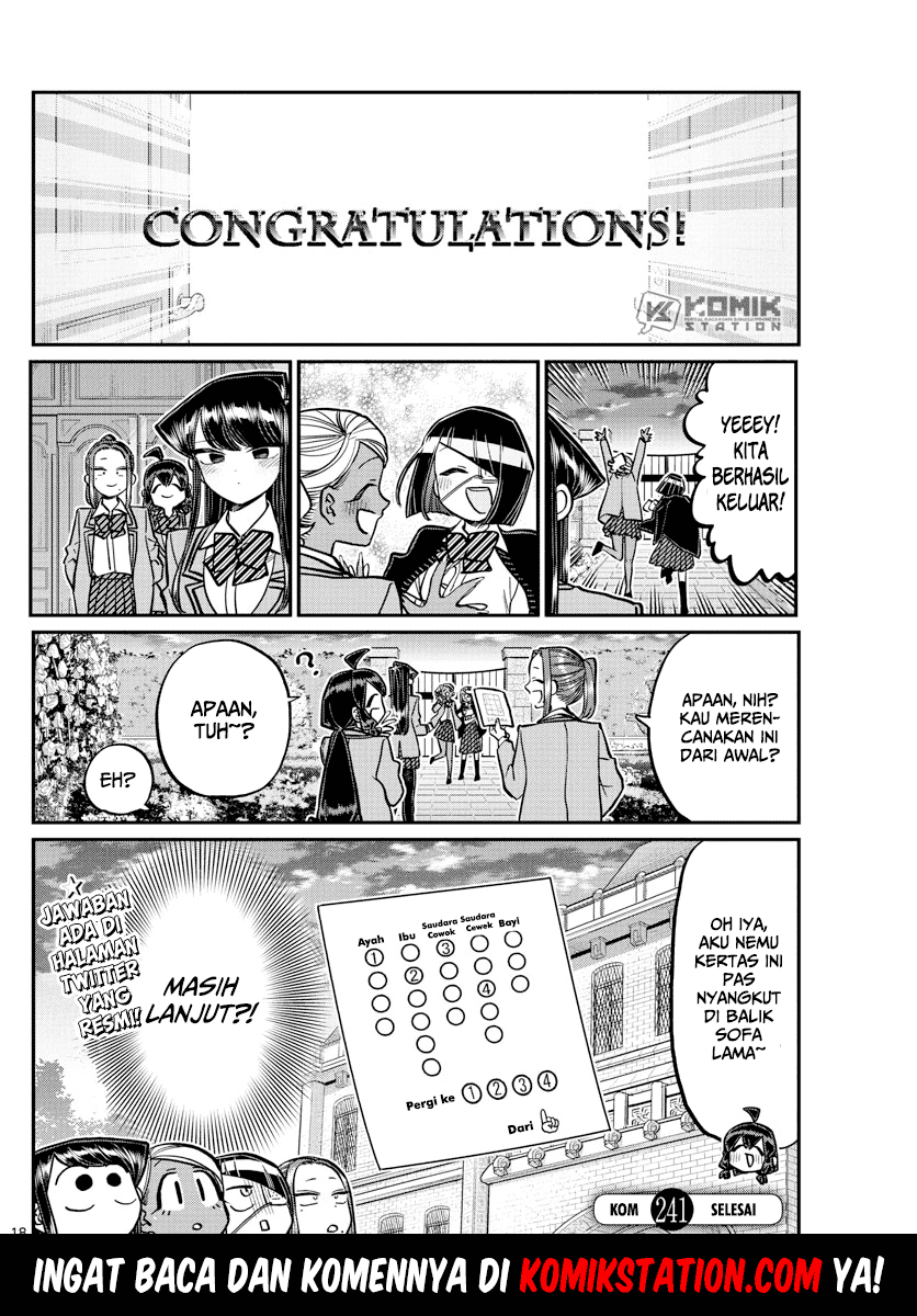 Komi-san wa Komyushou Desu Chapter 241 - halaman 23