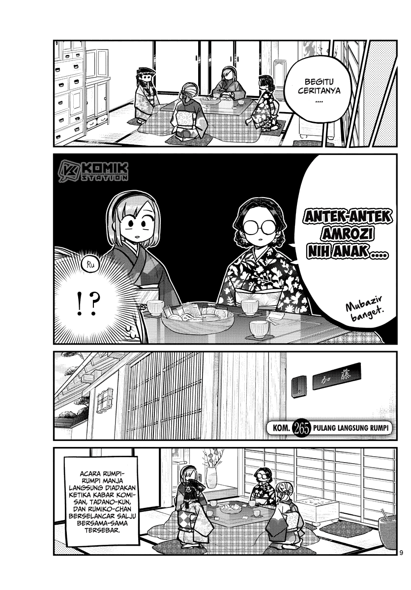 Komi-san wa Komyushou Desu Chapter 265 - halaman 10