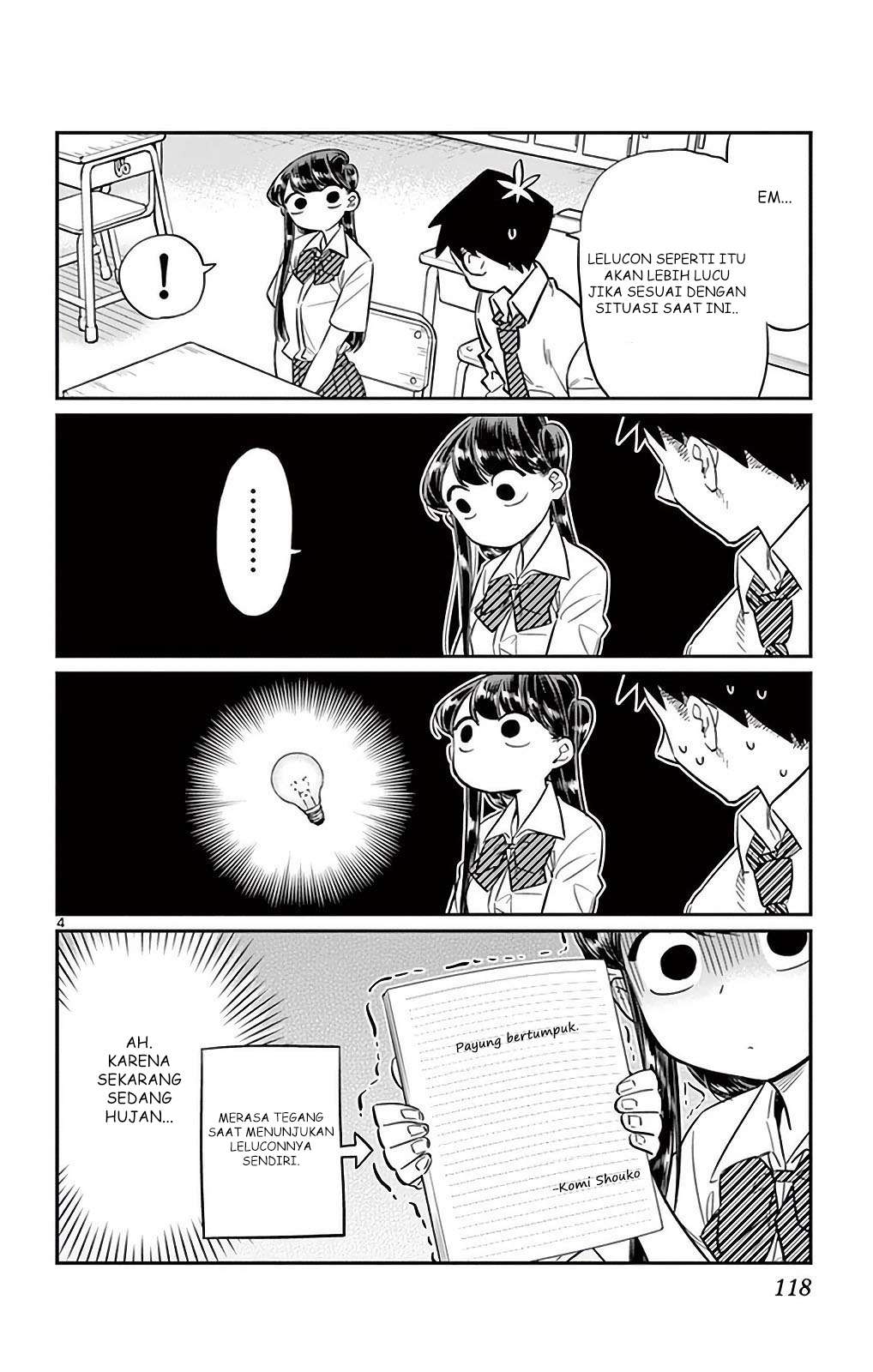 Komi-san wa Komyushou Desu Chapter 29 - halaman 4