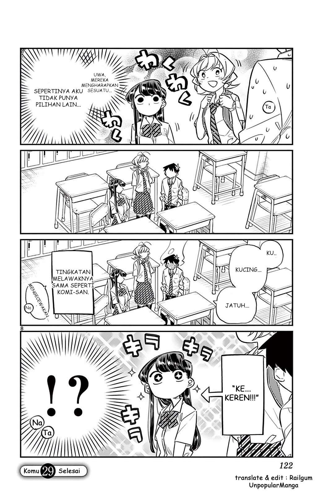 Komi-san wa Komyushou Desu Chapter 29 - halaman 8
