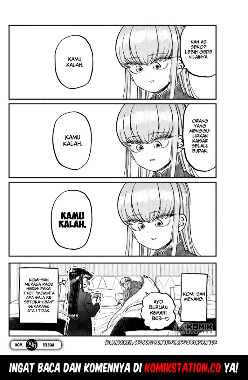 Komi-san wa Komyushou Desu Chapter 296 - halaman 10