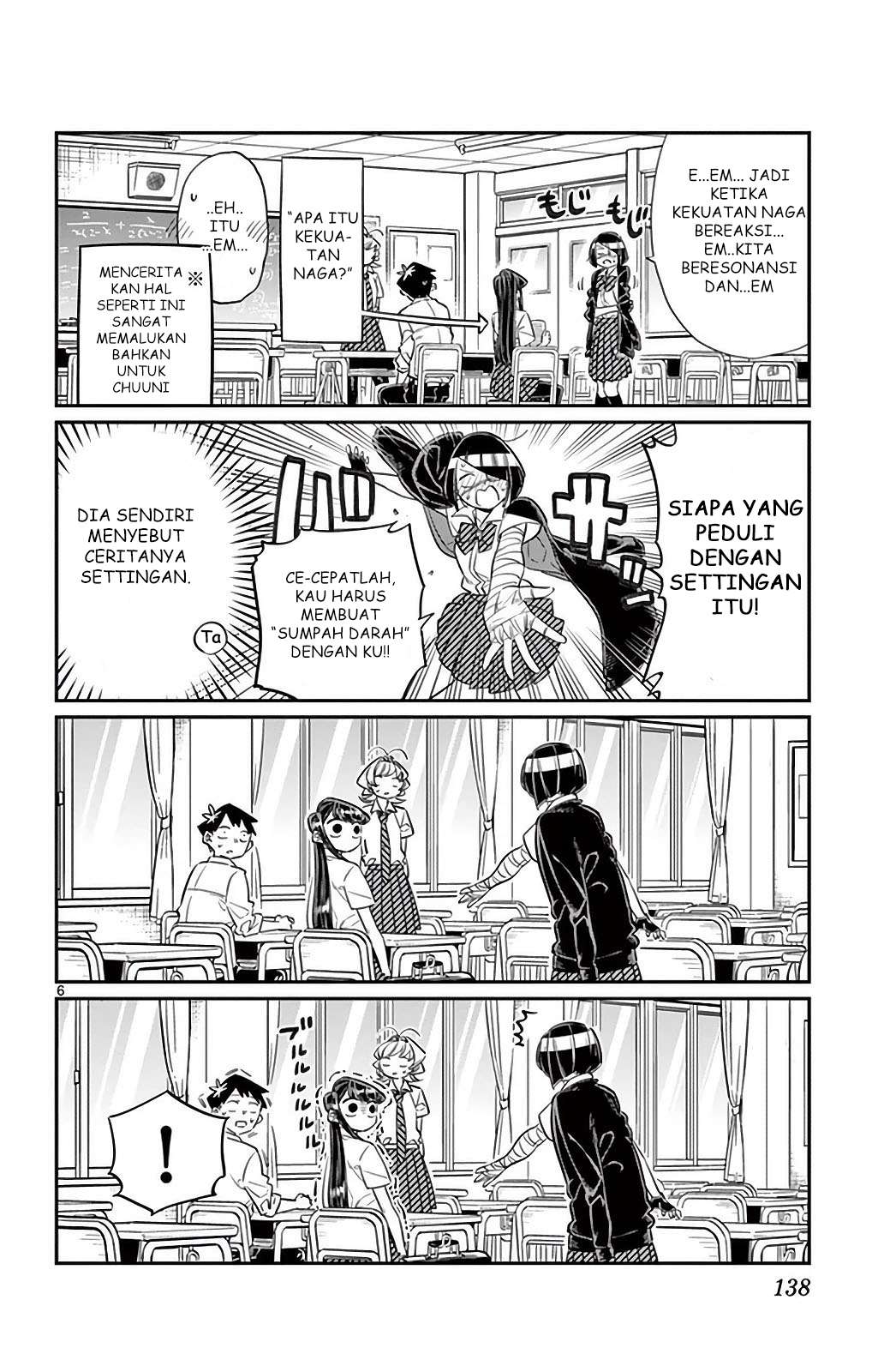 Komi-san wa Komyushou Desu Chapter 31 - halaman 6