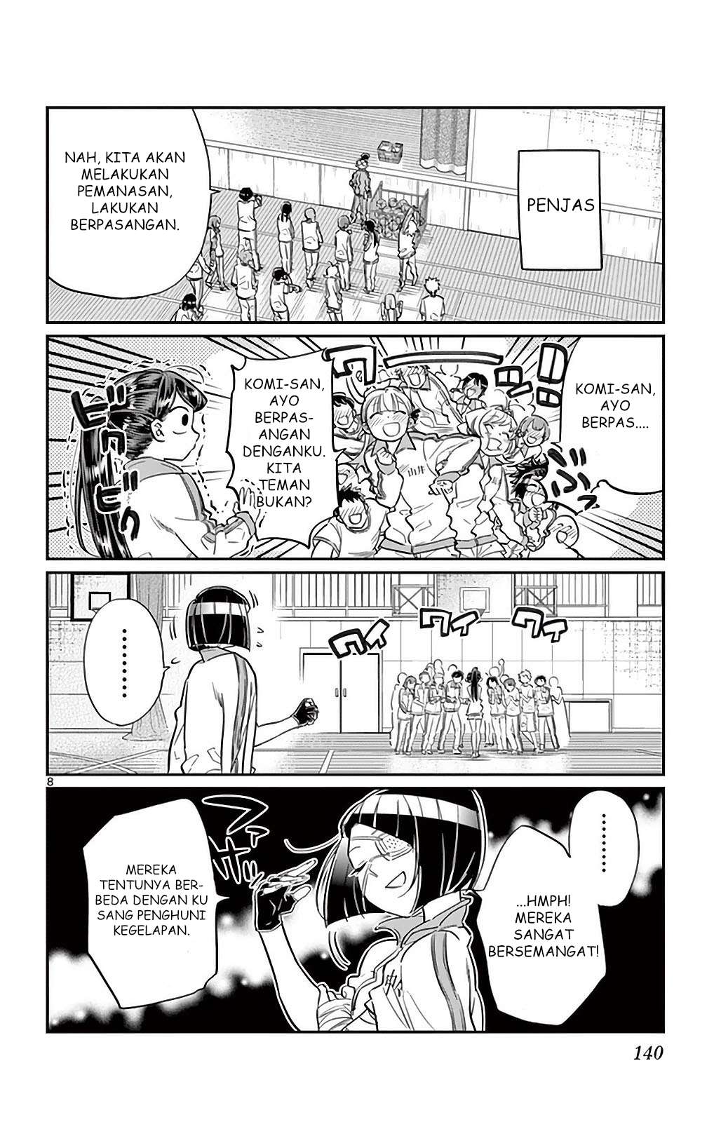 Komi-san wa Komyushou Desu Chapter 31 - halaman 8