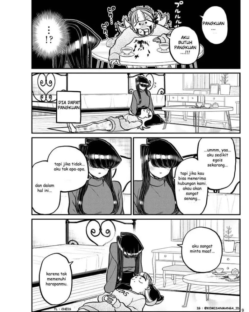 Komi-san wa Komyushou Desu Chapter 312 - halaman 9