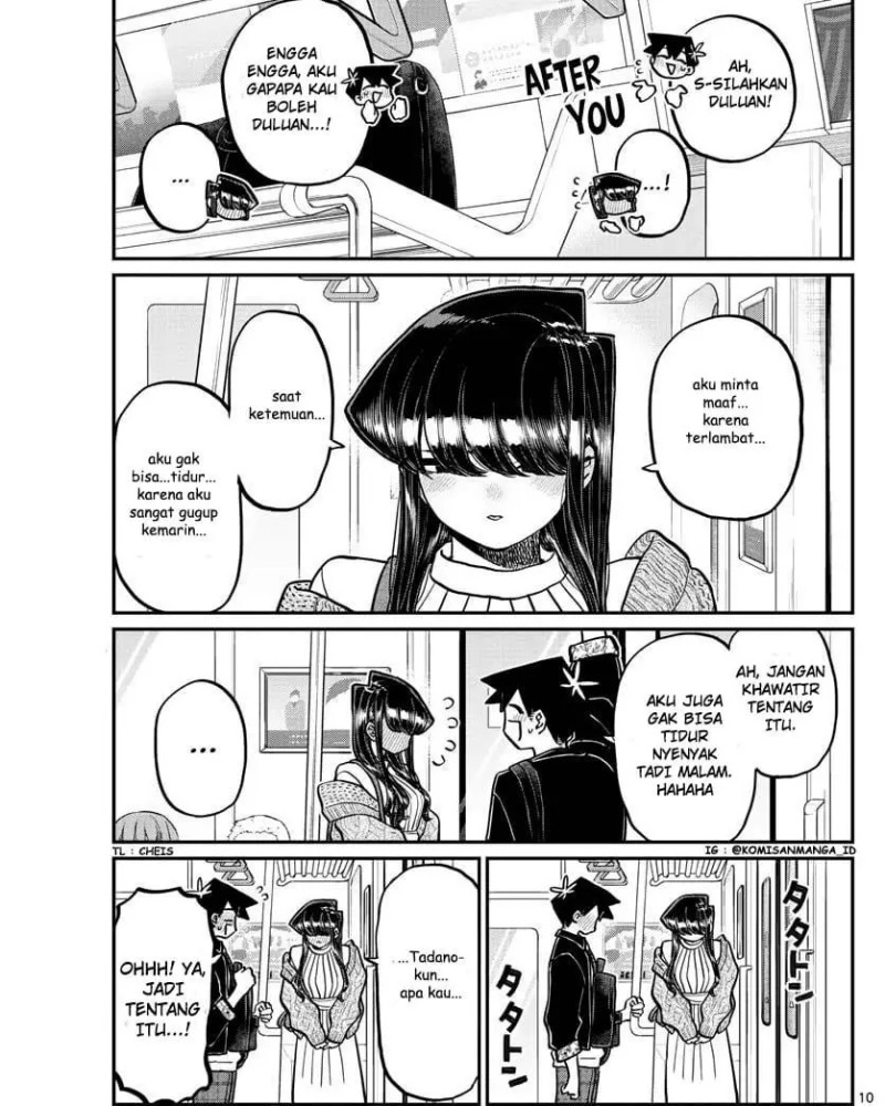 Komi-san wa Komyushou Desu Chapter 319 - halaman 10
