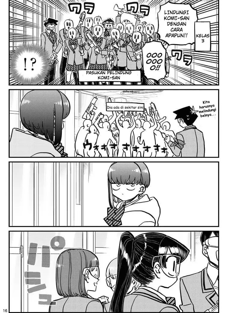 Komi-san wa Komyushou Desu Chapter 330 - halaman 16