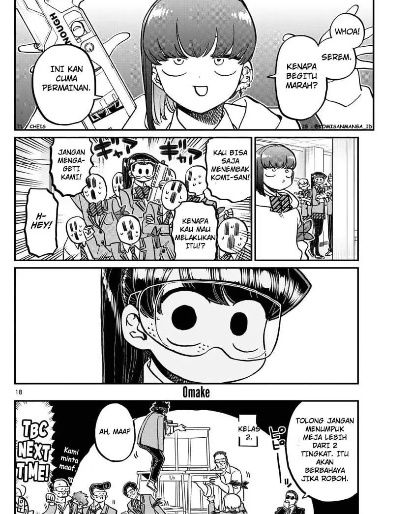 Komi-san wa Komyushou Desu Chapter 330 - halaman 18
