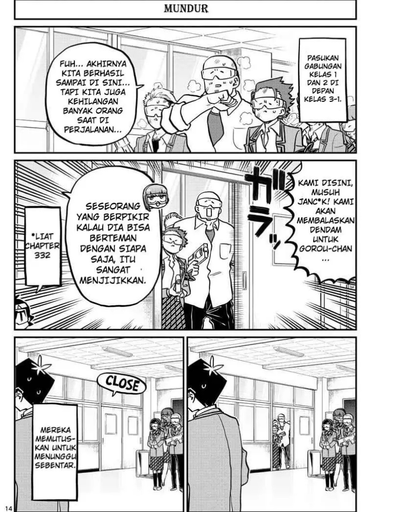 Komi-san wa Komyushou Desu Chapter 333.2 - halaman 14