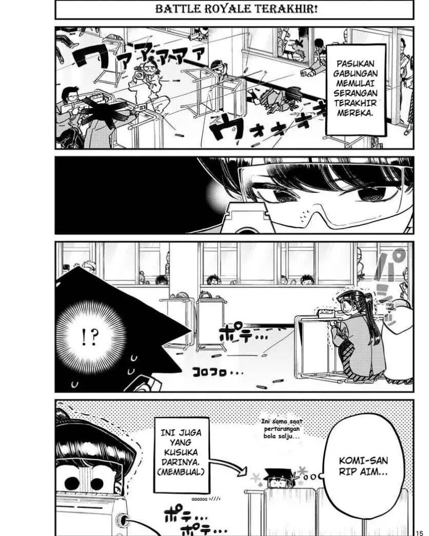 Komi-san wa Komyushou Desu Chapter 333.2 - halaman 15