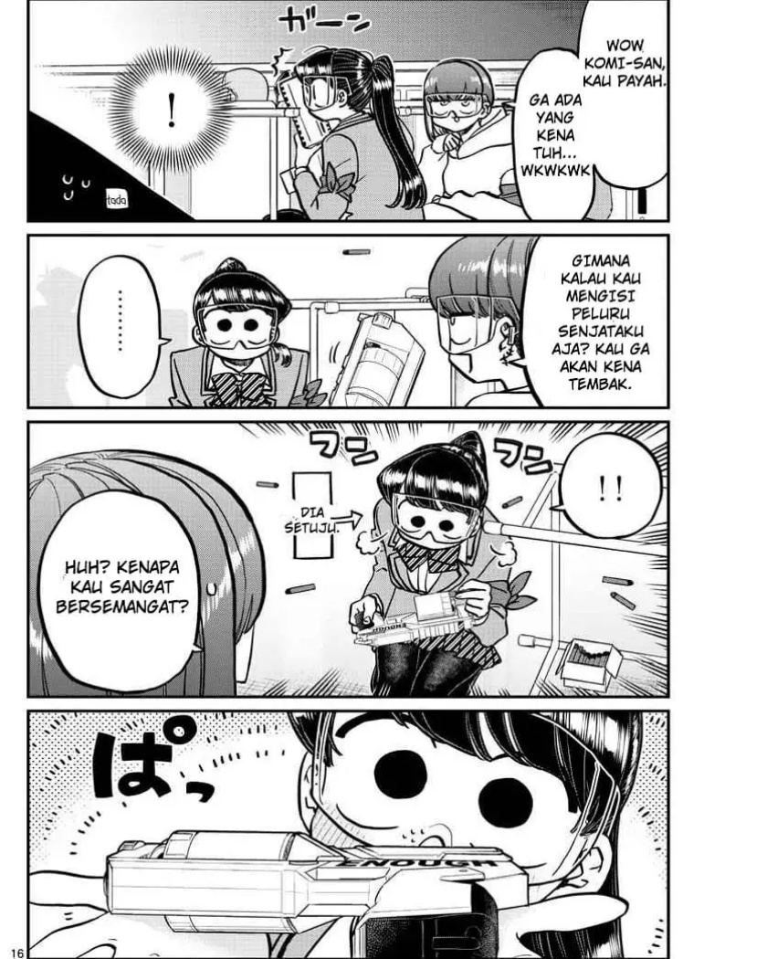 Komi-san wa Komyushou Desu Chapter 333.2 - halaman 16