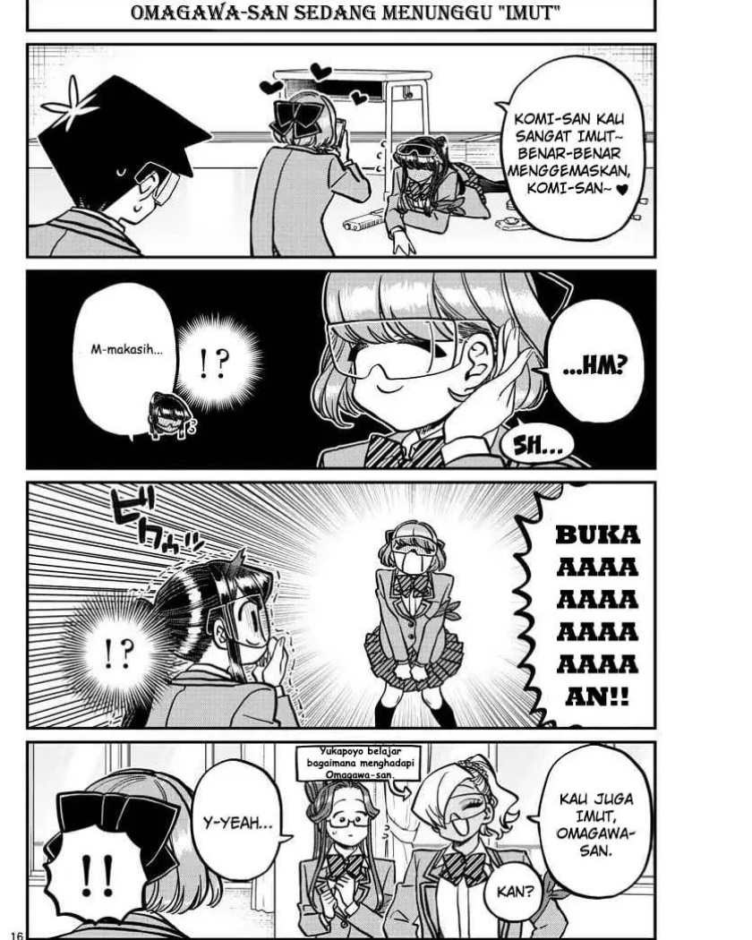 Komi-san wa Komyushou Desu Chapter 333 - halaman 16