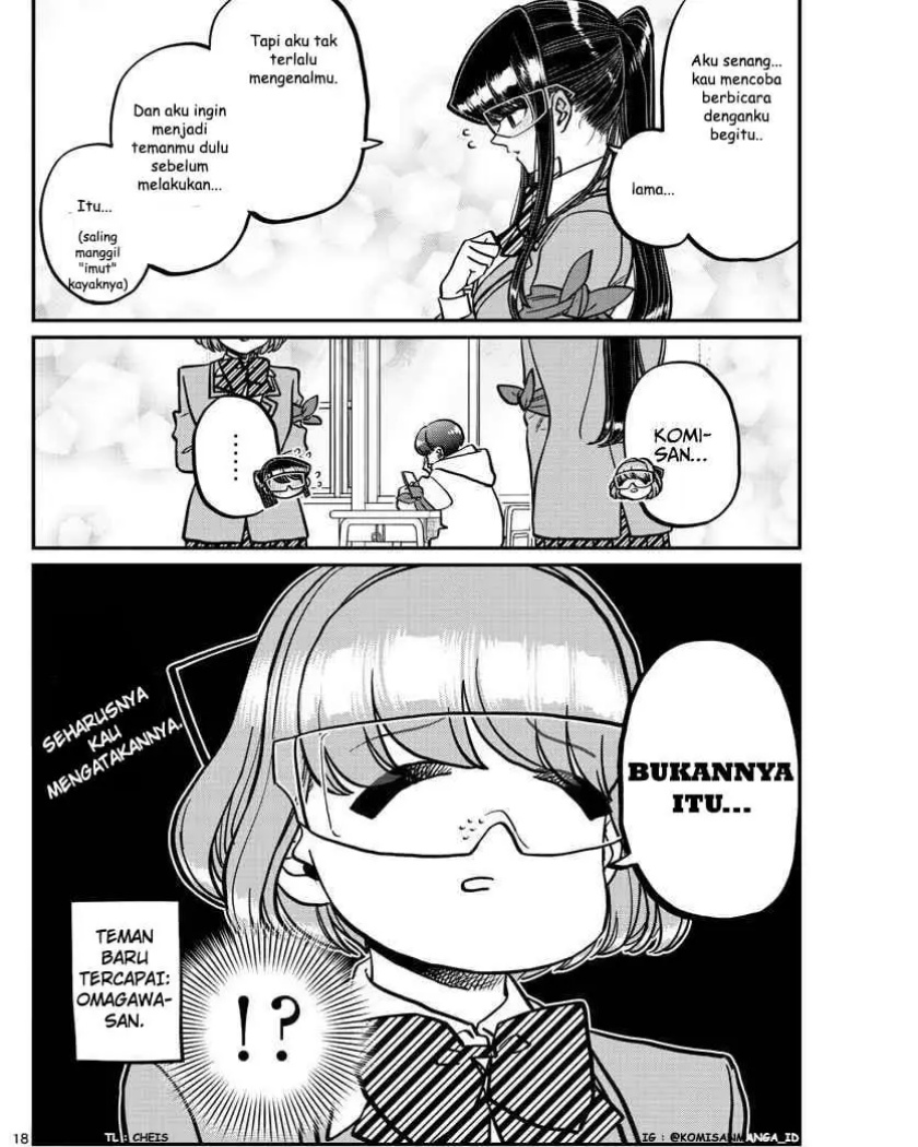 Komi-san wa Komyushou Desu Chapter 333 - halaman 18