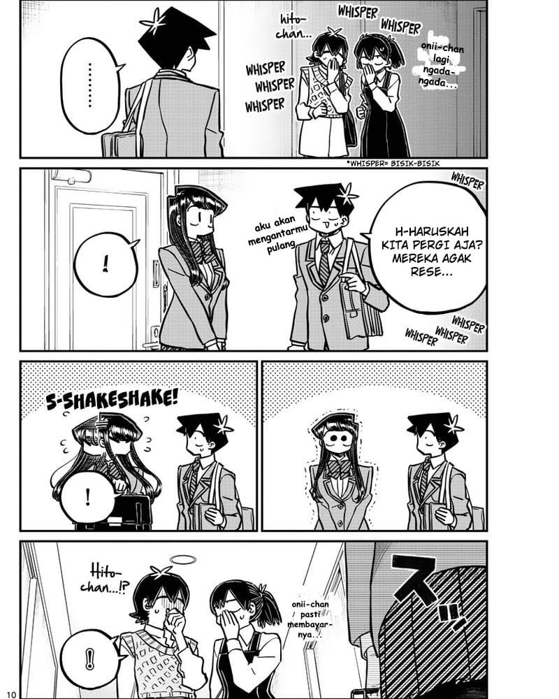 Komi-san wa Komyushou Desu Chapter 338 - halaman 10