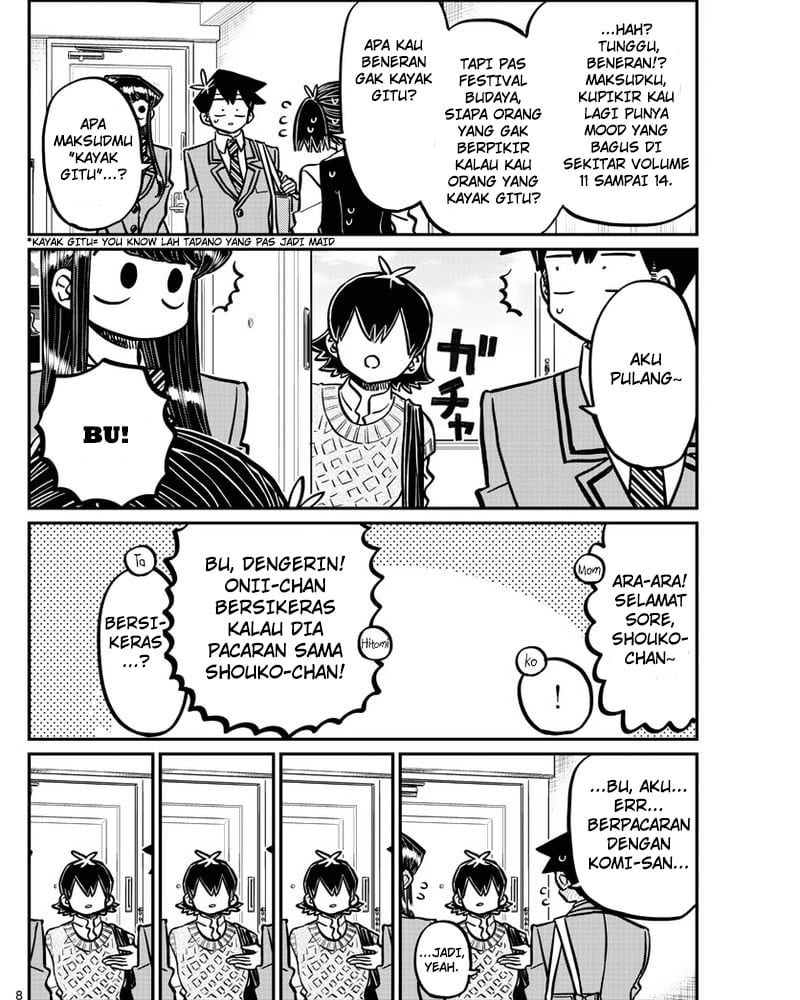Komi-san wa Komyushou Desu Chapter 338 - halaman 8