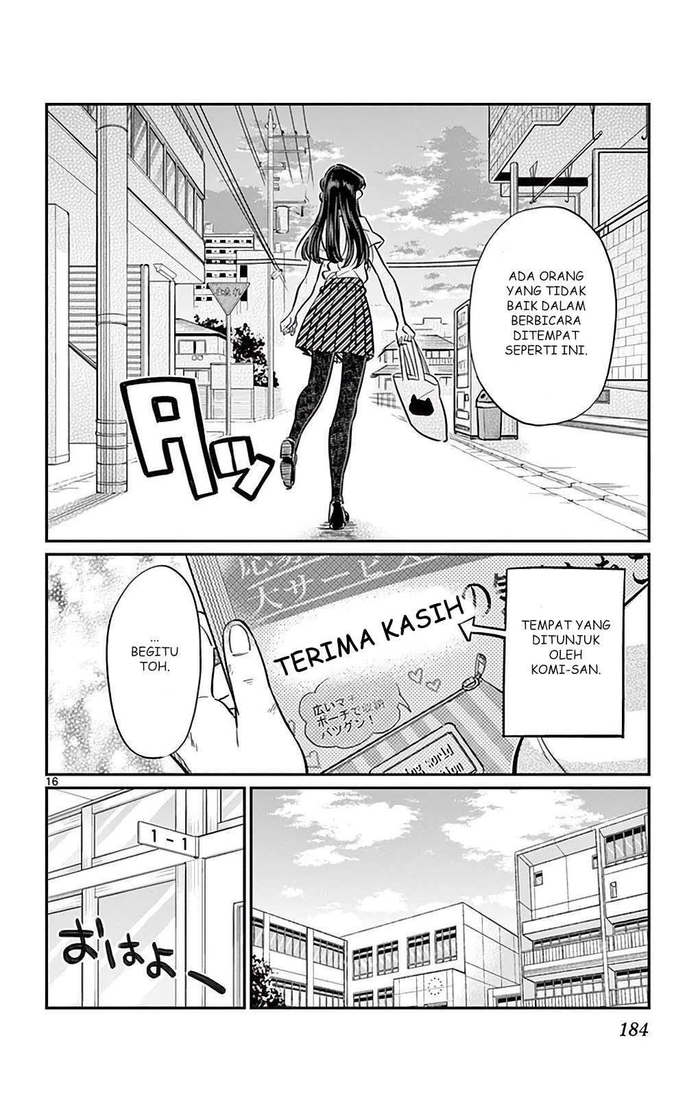 Komi-san wa Komyushou Desu Chapter 34 - halaman 16