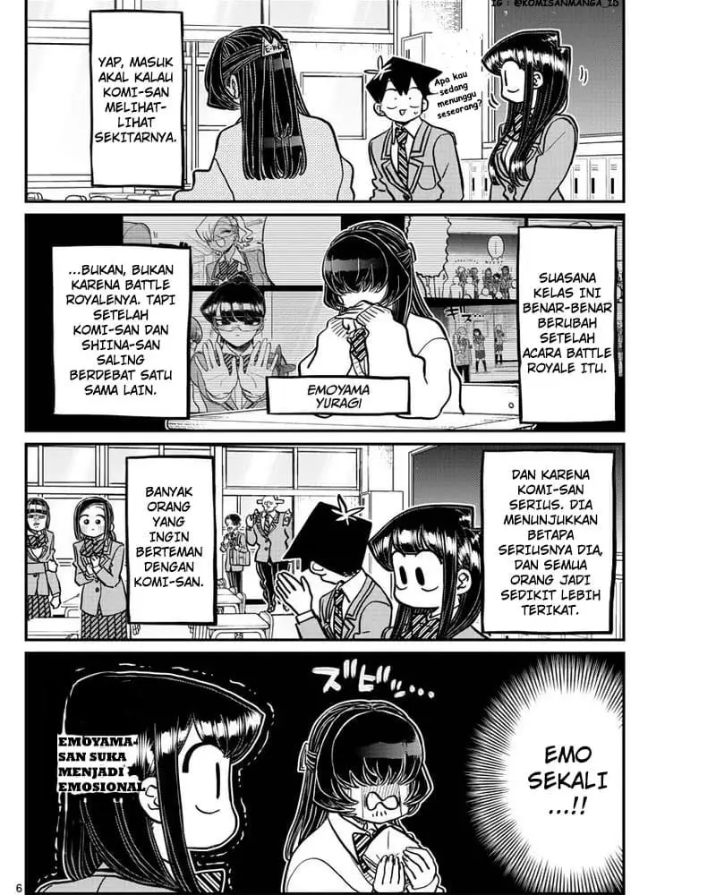 Komi-san wa Komyushou Desu Chapter 341 - halaman 6