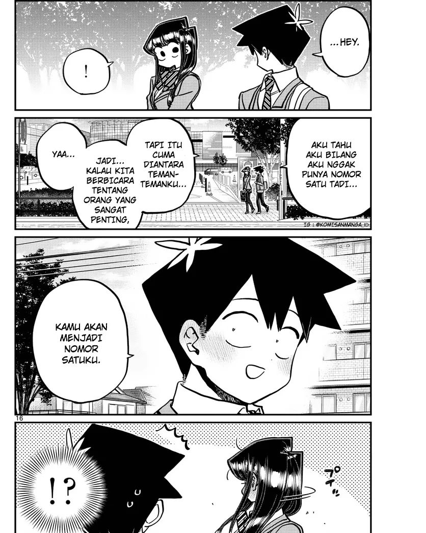 Komi-san wa Komyushou Desu Chapter 359 - halaman 16