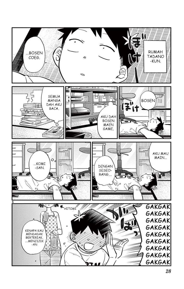 Komi-san wa Komyushou Desu Chapter 37 - halaman 6